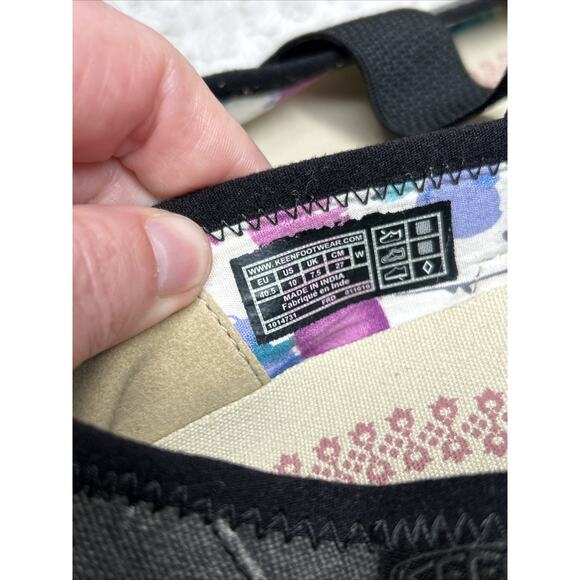 Keen Sienna Gray Mary Jane Shoes Canvas Women’s 10 Slip On Flats Casual Comfort - Picture 10 of 10